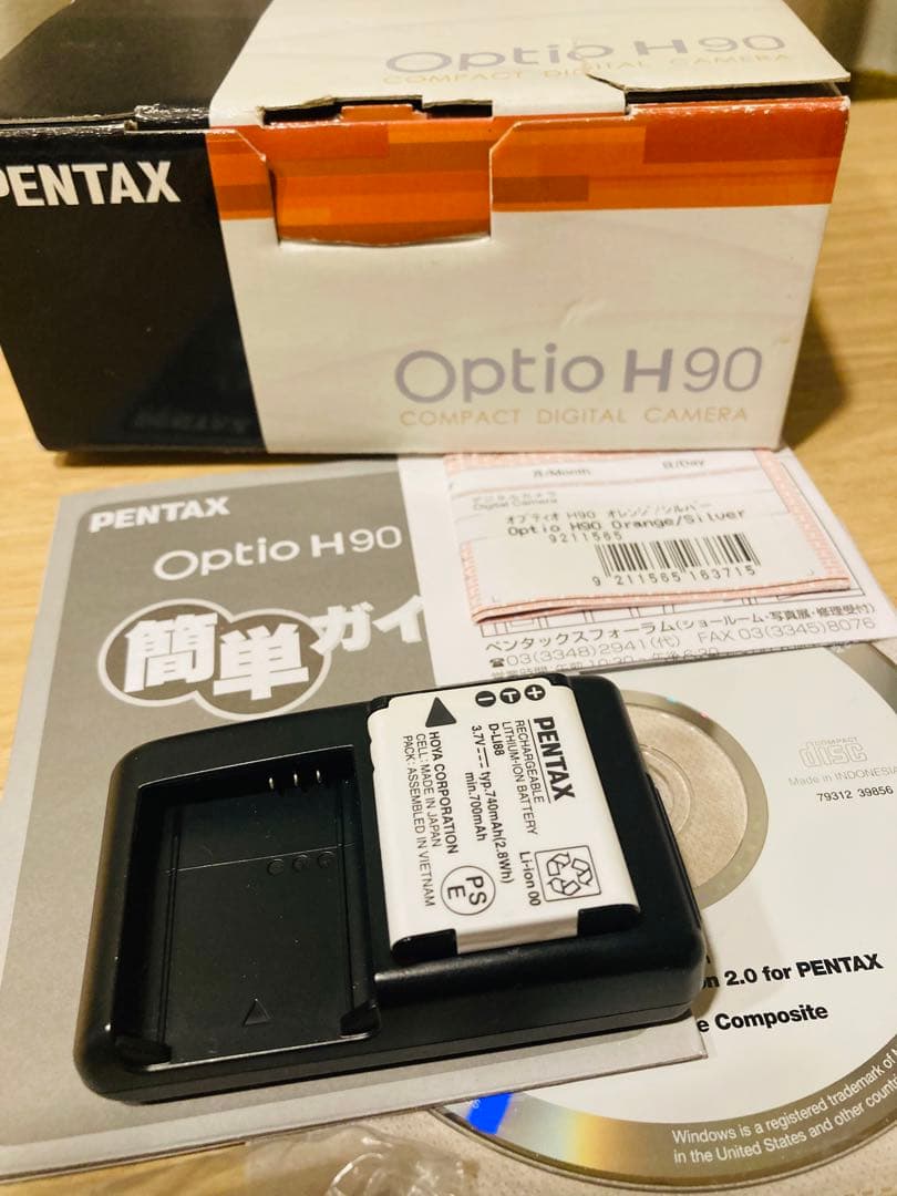 貴重★PENTAX Optio H90 デジタルカメラ デジカメ　ほぼ未使用‼️
