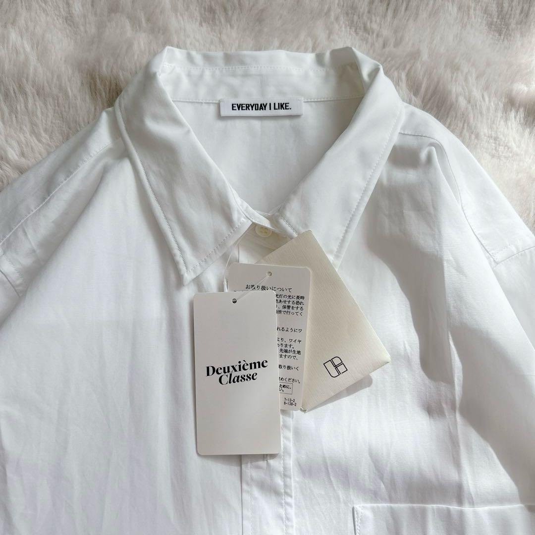 新品✨EVERYDAY I LIKE WASH シャツ　襟ワイヤー