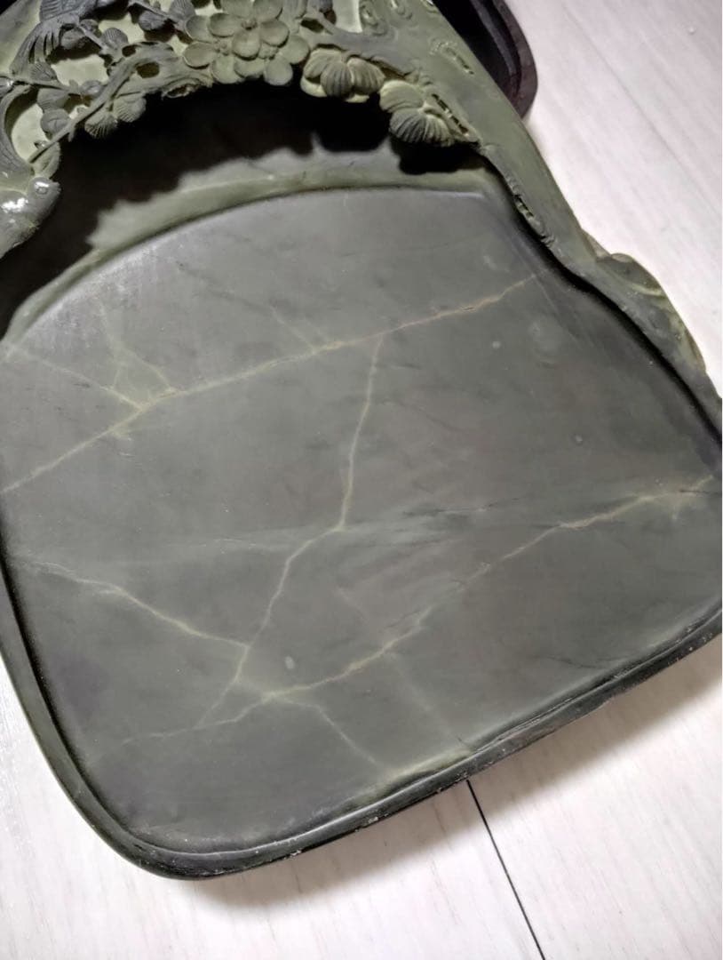 硯【端渓硯　青花・蕉葉白・火捺・金綫など】◆ 8.5吋◆上質箱◆旧老坑水巌坑美石