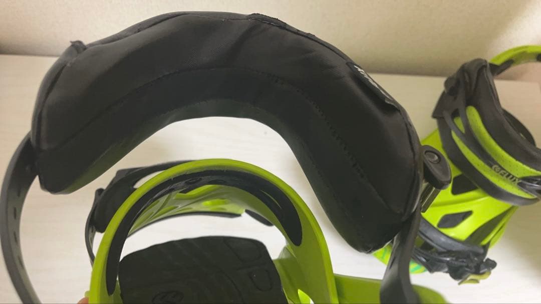 最終値下げ　FLUX スノーボード ビンディング ブラック/ライムグリーン