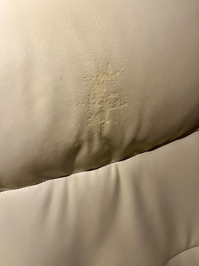 【やぃちゃん】ホワイト リクライニングチェア　1人掛けソファ まつげチェア