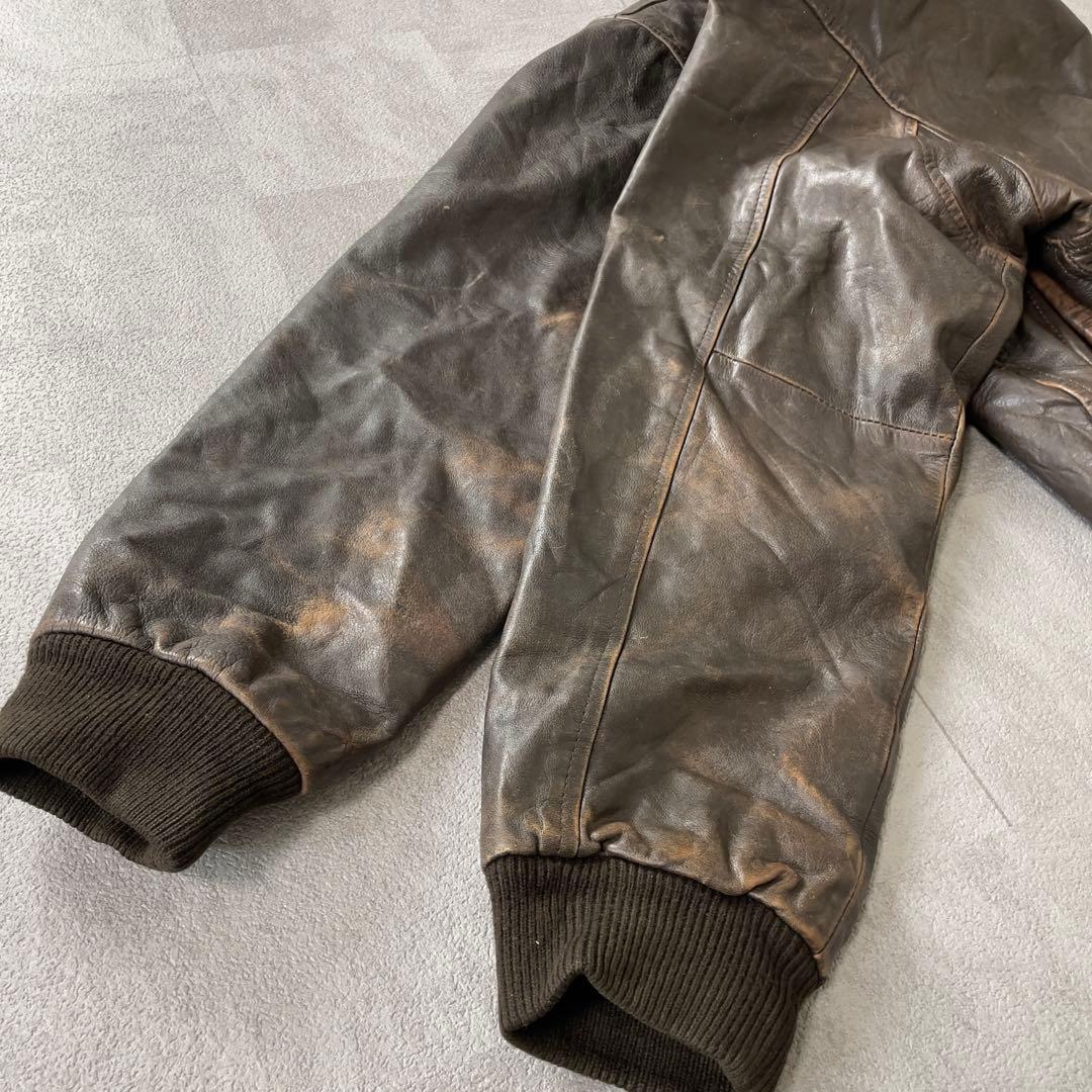 Vintage Leather Riders Jacket M 本革
