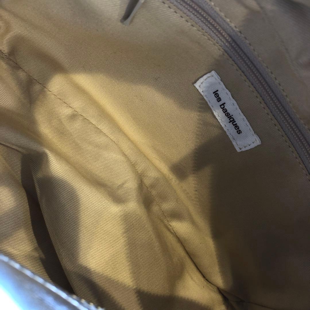 les basiques ソフトレザー2-wayトートバッグ ¥33,000