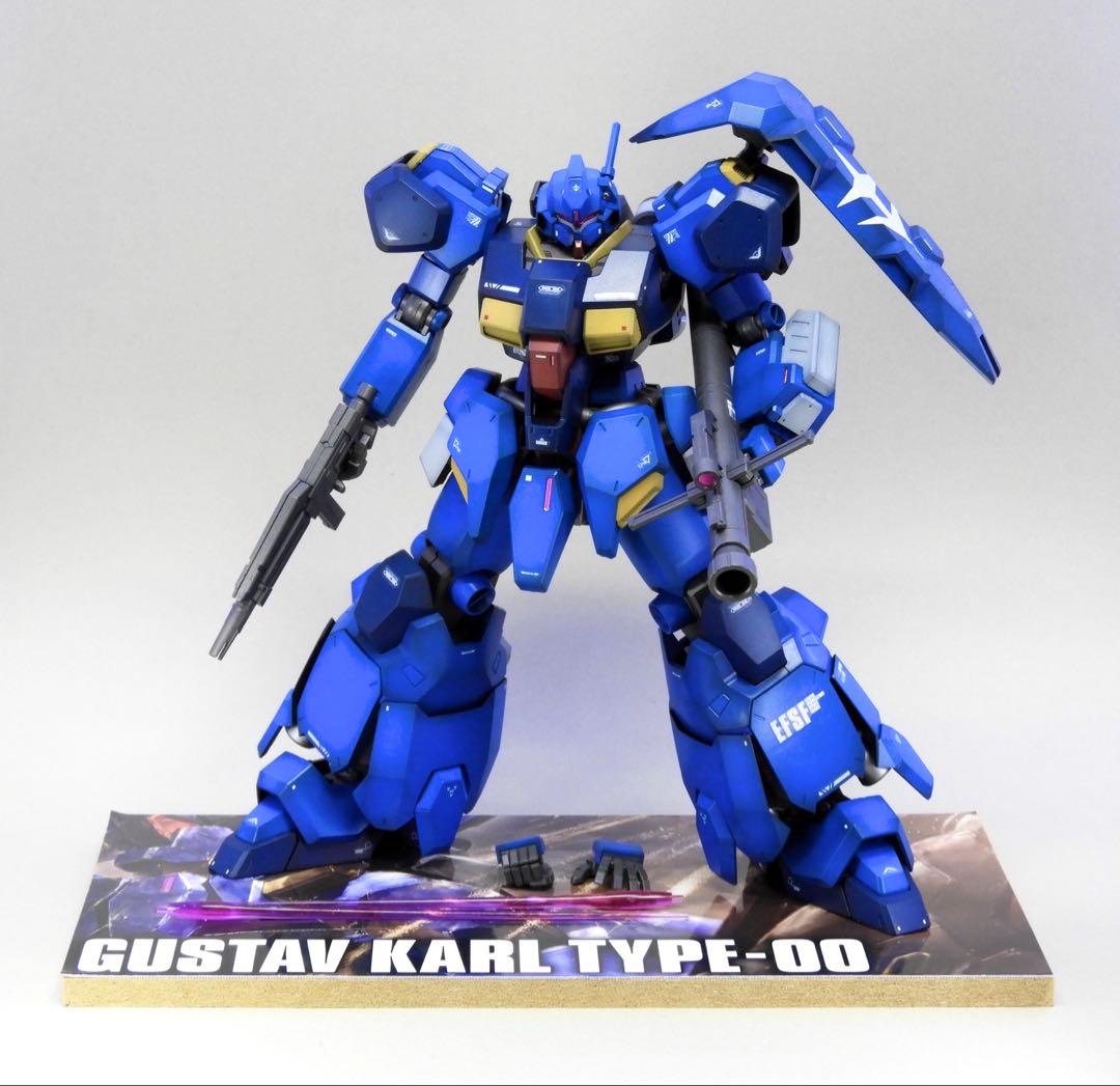 た*ま様 HGUC グスタフカール00型 全塗装 / ガンプラ 完成品