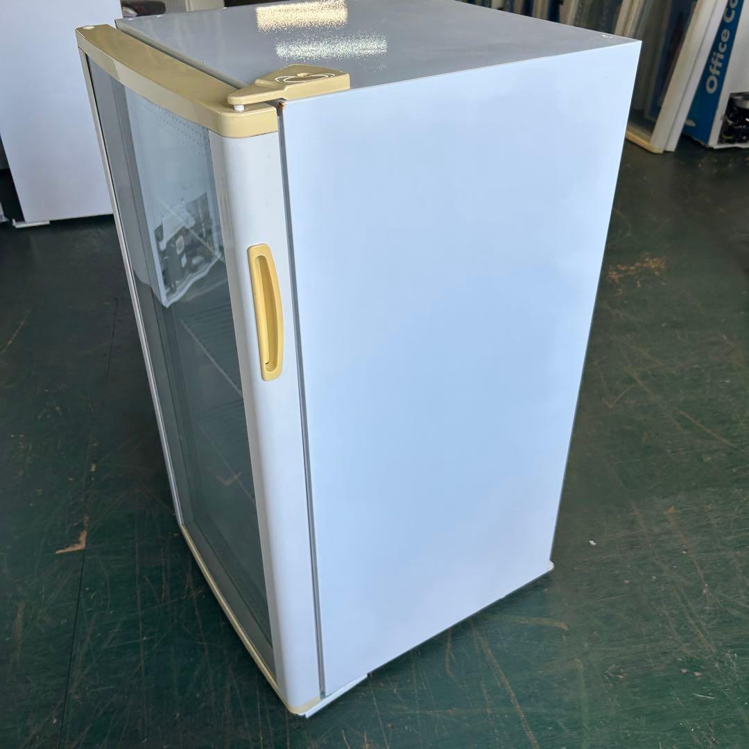 136業務用 冷蔵ショーケース オフィスコンビニ XW-105 左右開き 小型