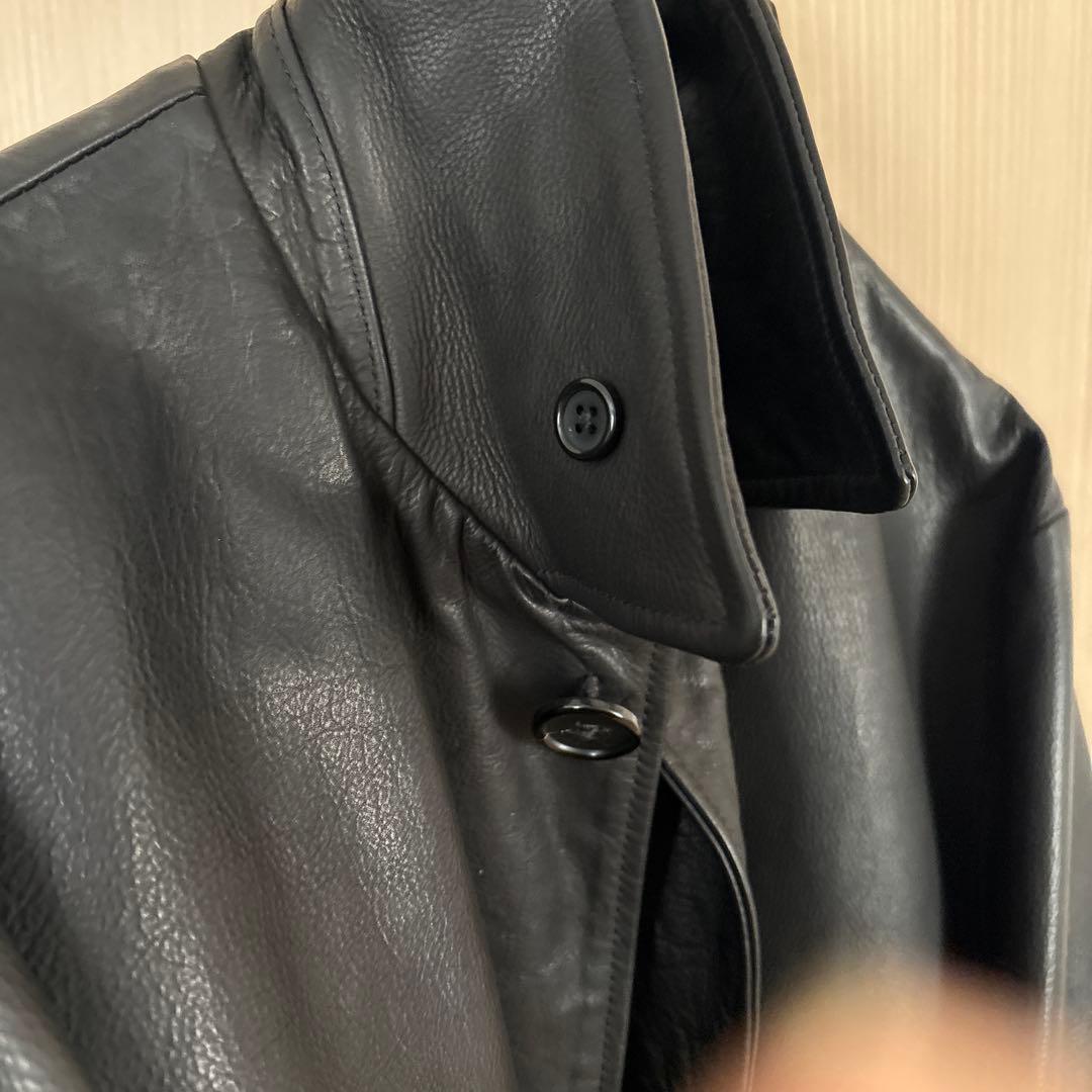 MARGARET HOWELL 黒 レザージャケット　メンズ