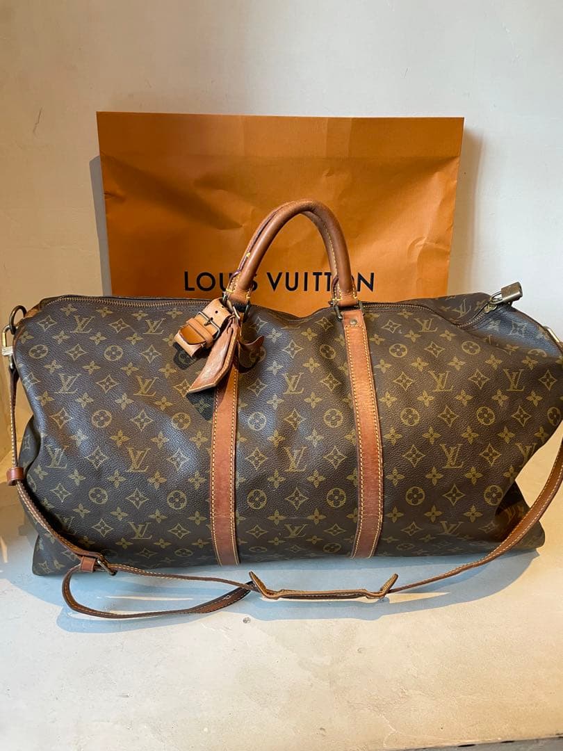 【正規品】Louis Vuitton キーポル60 バンドリエール　モノグラム