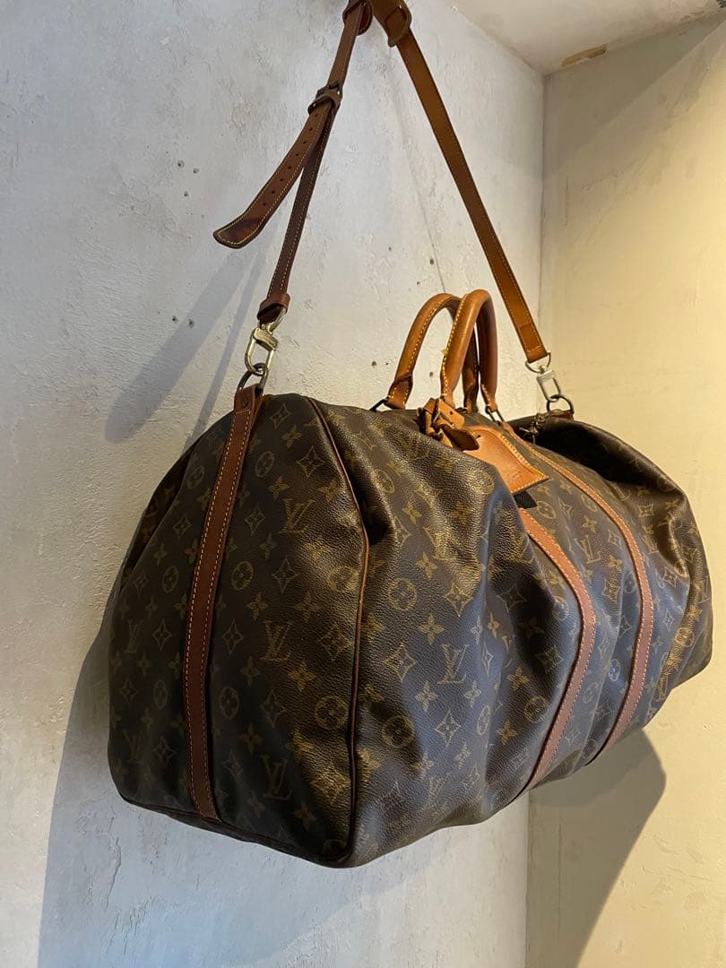 【正規品】Louis Vuitton キーポル60 バンドリエール　モノグラム