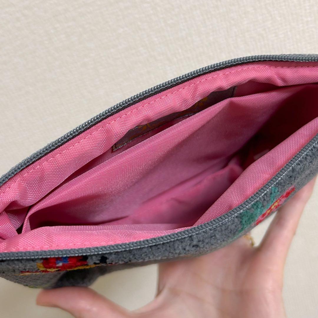 フェイラー ポーチ 大サイズ ハイジ グレー 入手困難カラー レア ダークグレー