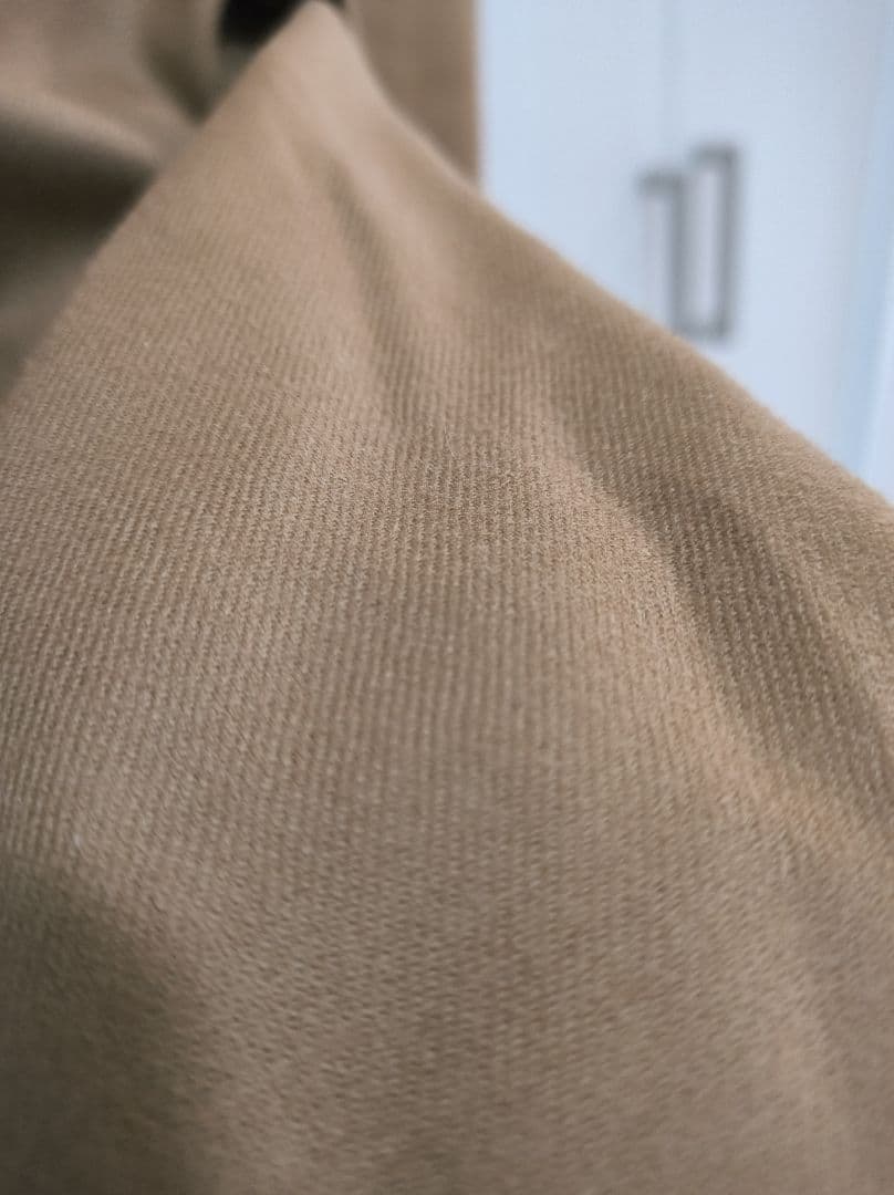 【新品】7万5千 上下セットノーカラージャケット パンツ サキソニー ウール