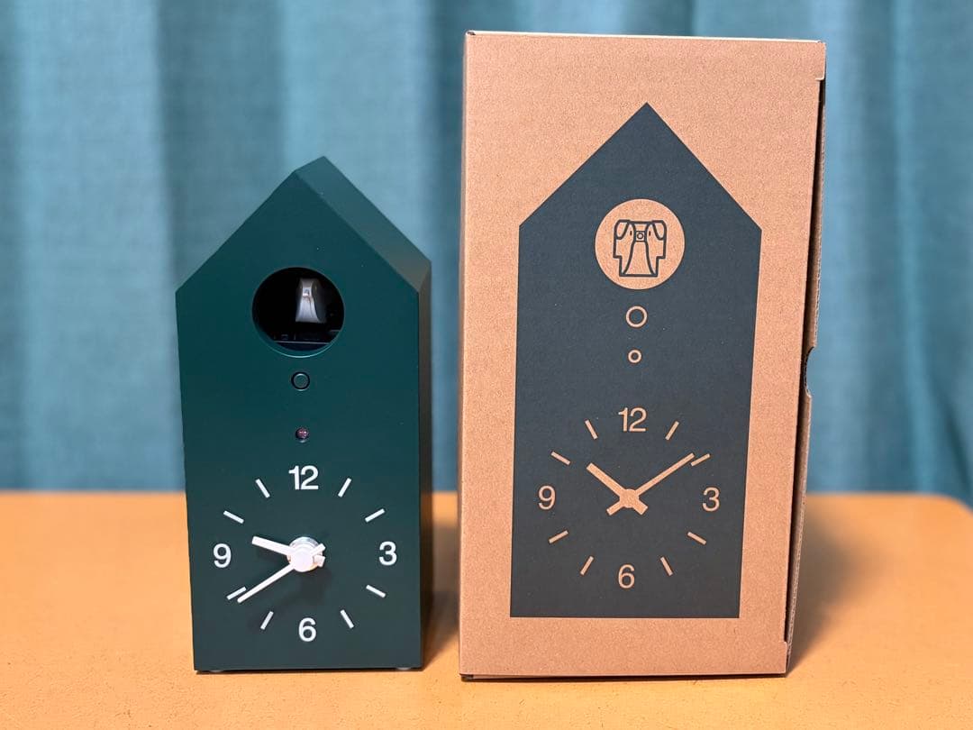 無印良品 鳩時計 小 ダークグリーン
