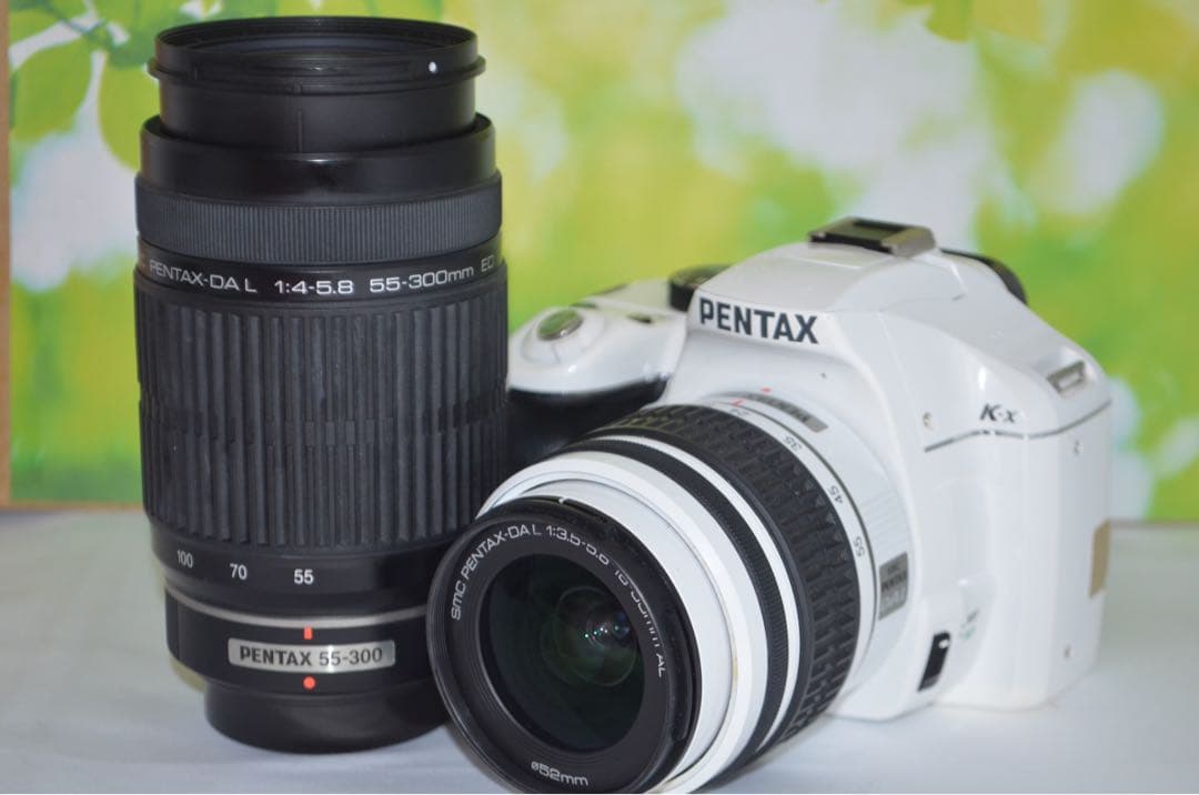 ❤スマホ転送OK❤ ペンタックス K-x 一眼レフカメラ ホワイト