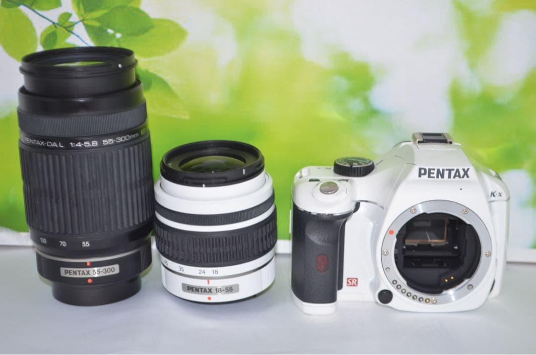 ❤スマホ転送OK❤ ペンタックス K-x 一眼レフカメラ ホワイト