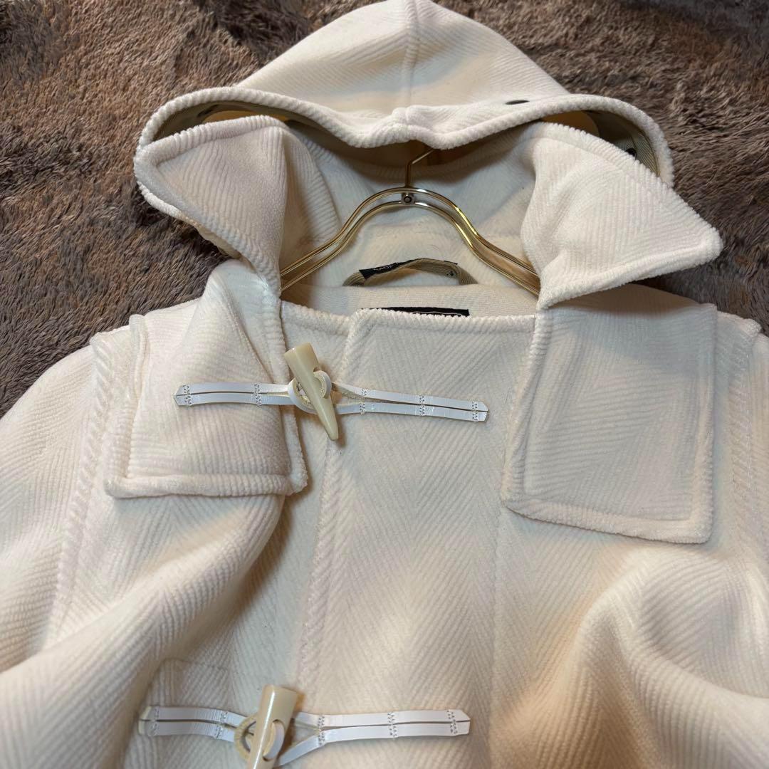 別注＊グローバーオール×ギャルリー・ヴィー　 ダッフルコート　ヘリンボーン　白