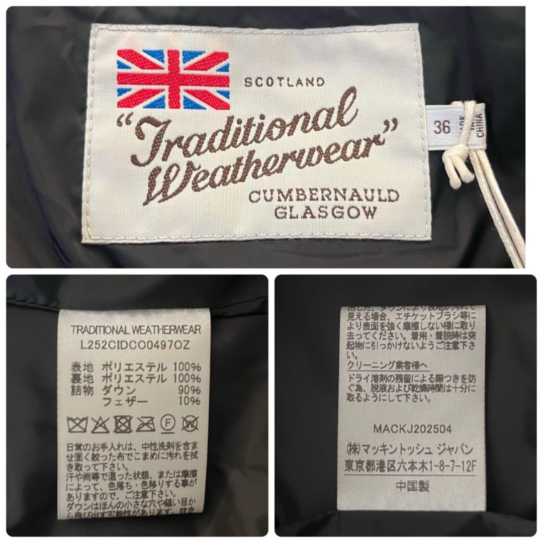 タグ付き美品　2025 トラデショナルウェザーウェア アークリーロング　黒　36