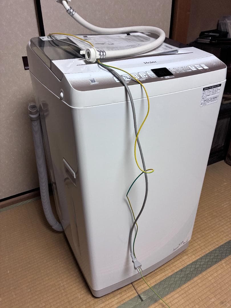 Haier 全自動洗濯機 ホワイト JW-U60HK 6kg 引き取り限定