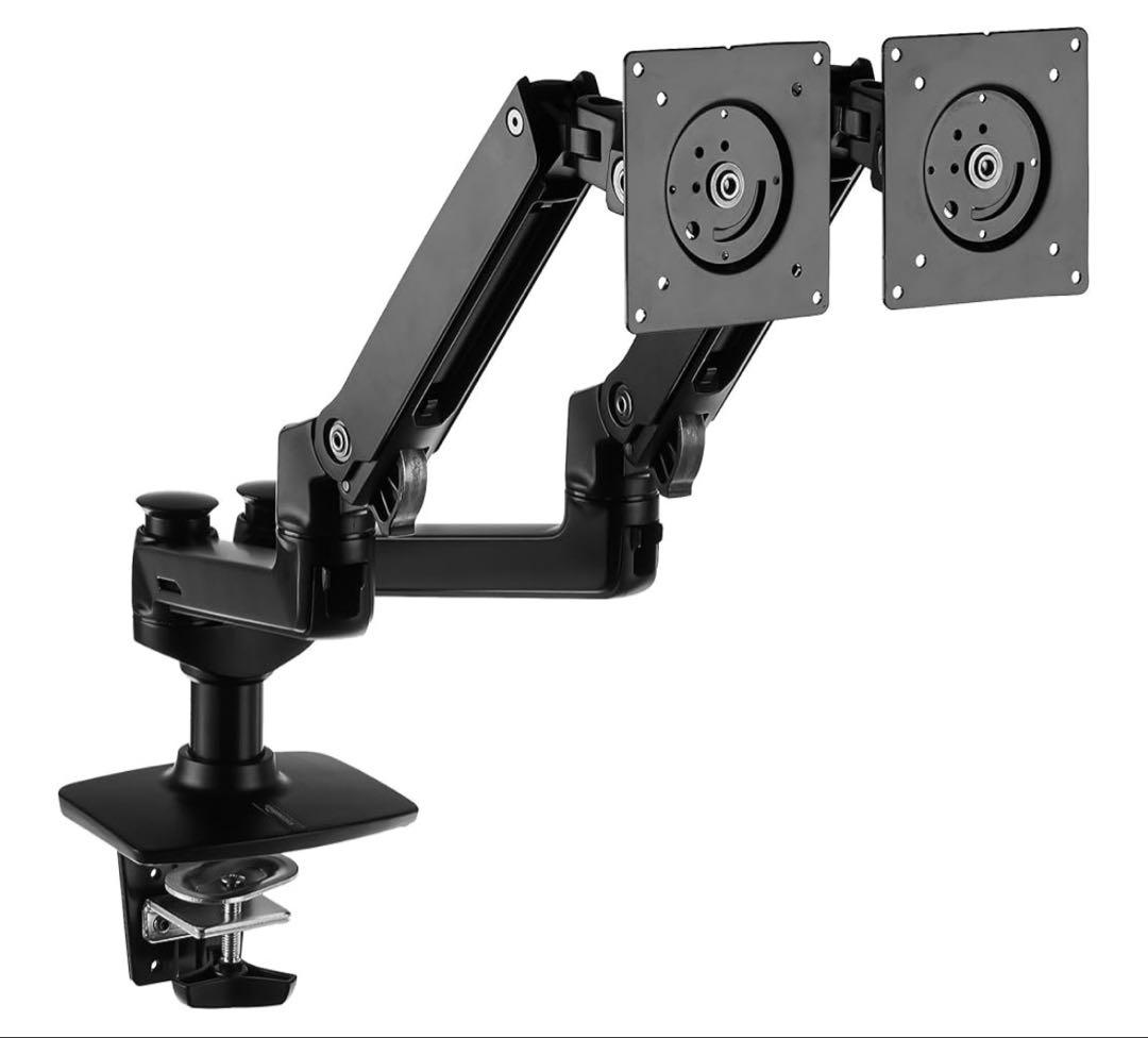 アマゾンベーシック☆Amazon Basics☆デュアルモニターアーム