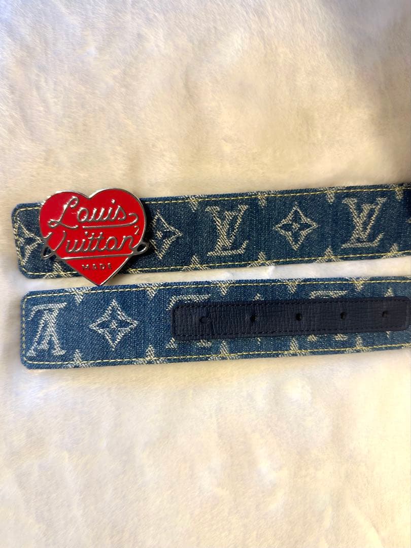 LOUIS VUITTONルイヴィトン LVハート NIGO ベルト 85