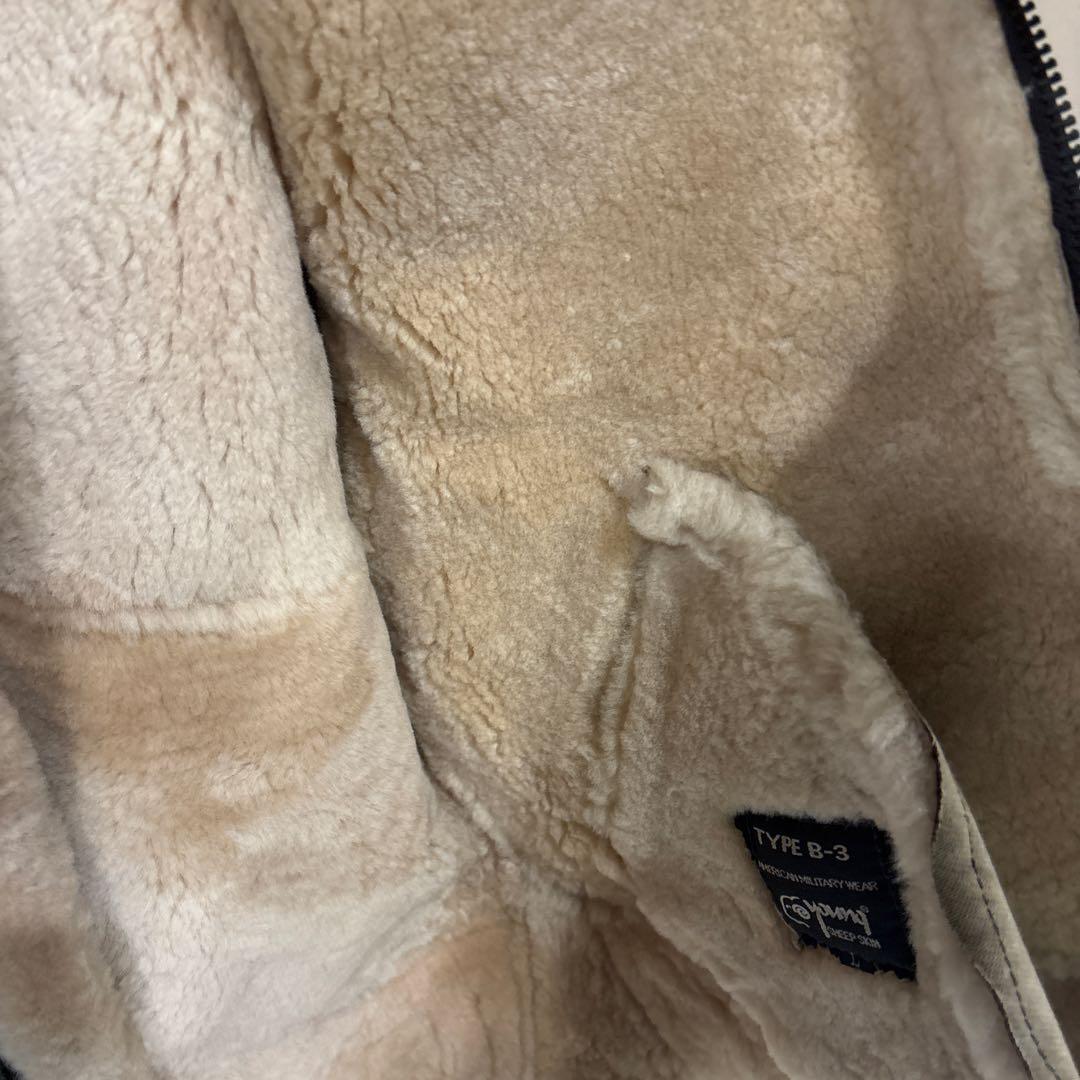 u*r様 羊毛皮　Ｂ-３革ジャンライダースジャケットシープスキン