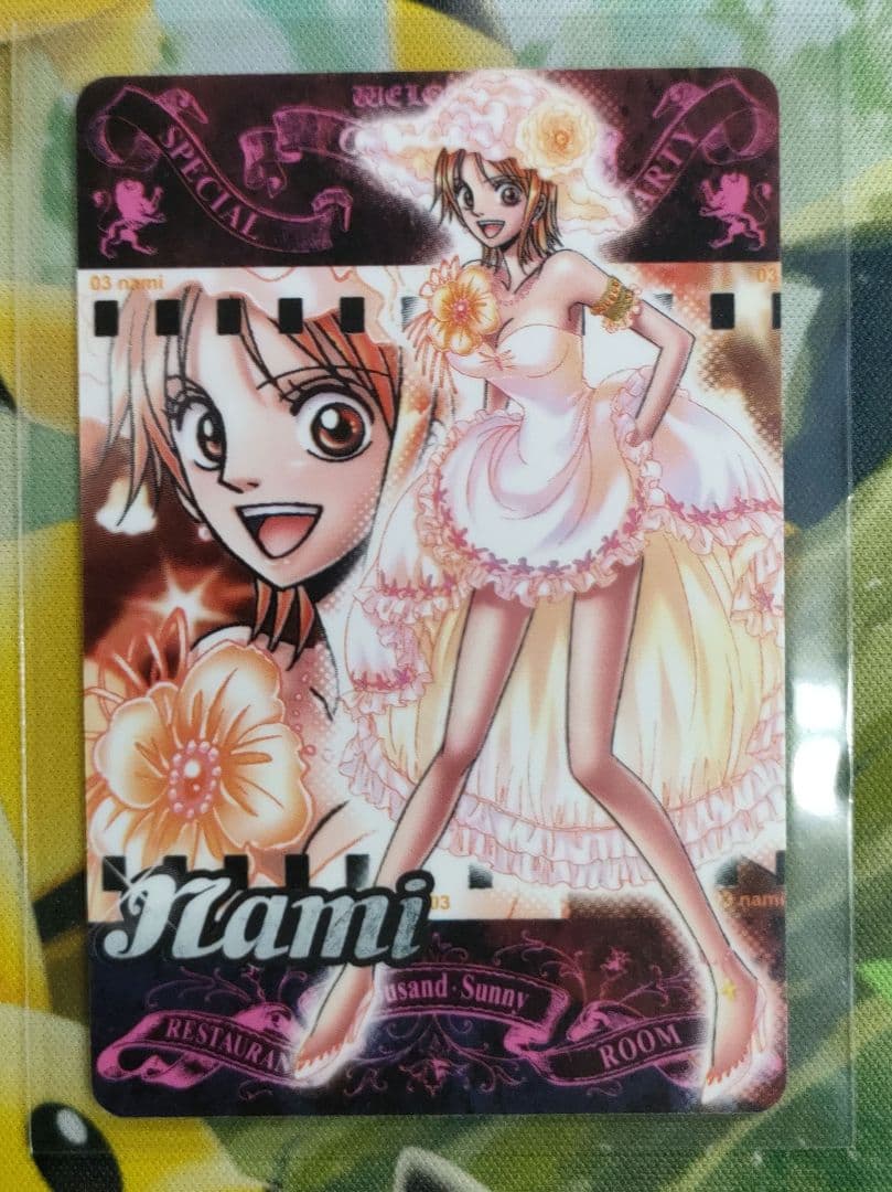 ワンピース　スペシャルパーティー　グミカード　ナミ