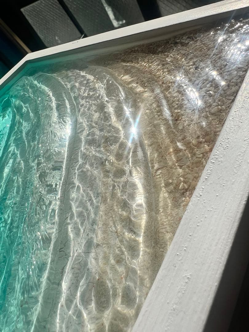 【レジンアート】波紋アート／B4size／アートパネル／壁掛け可能