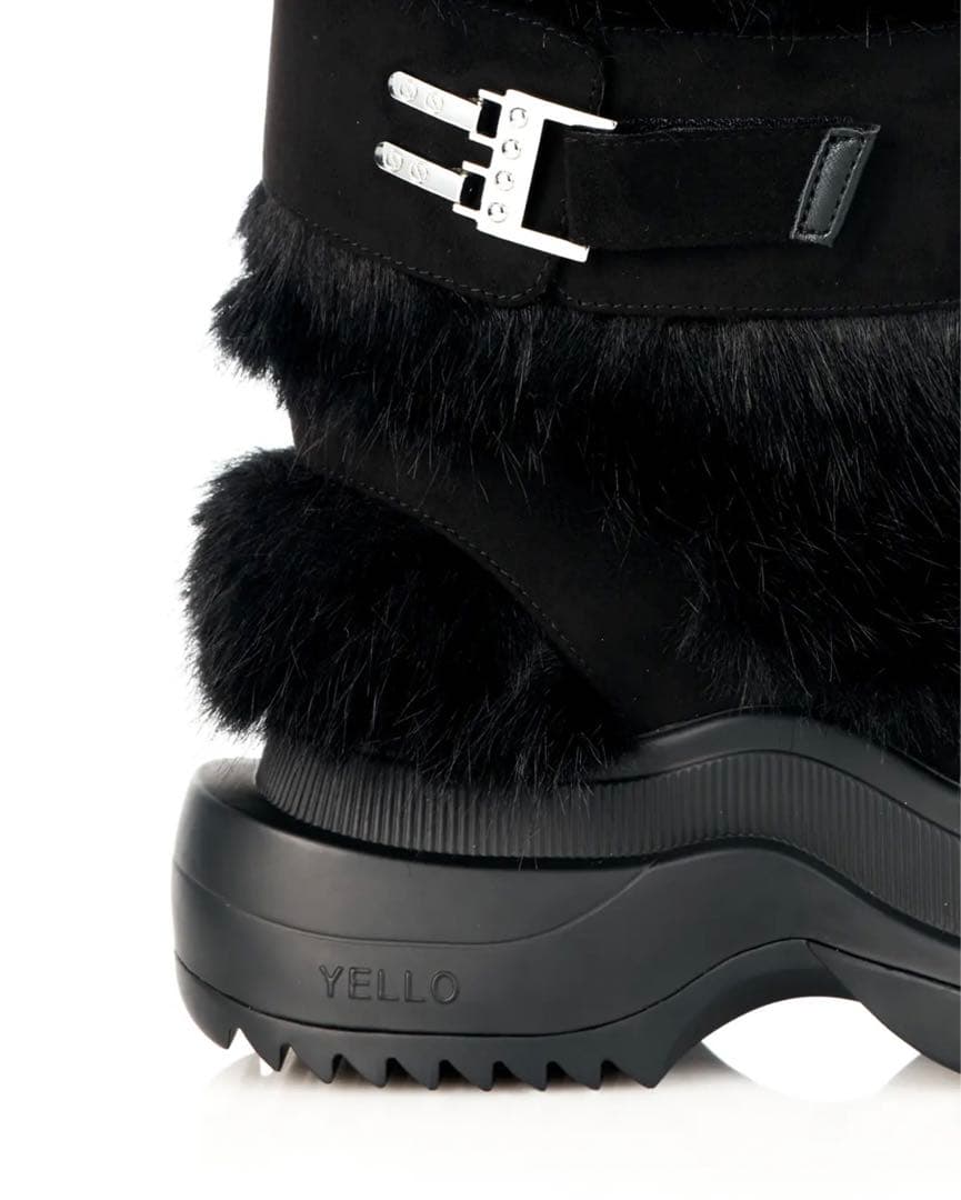 YELLOW ファーブーツ Lサイズ