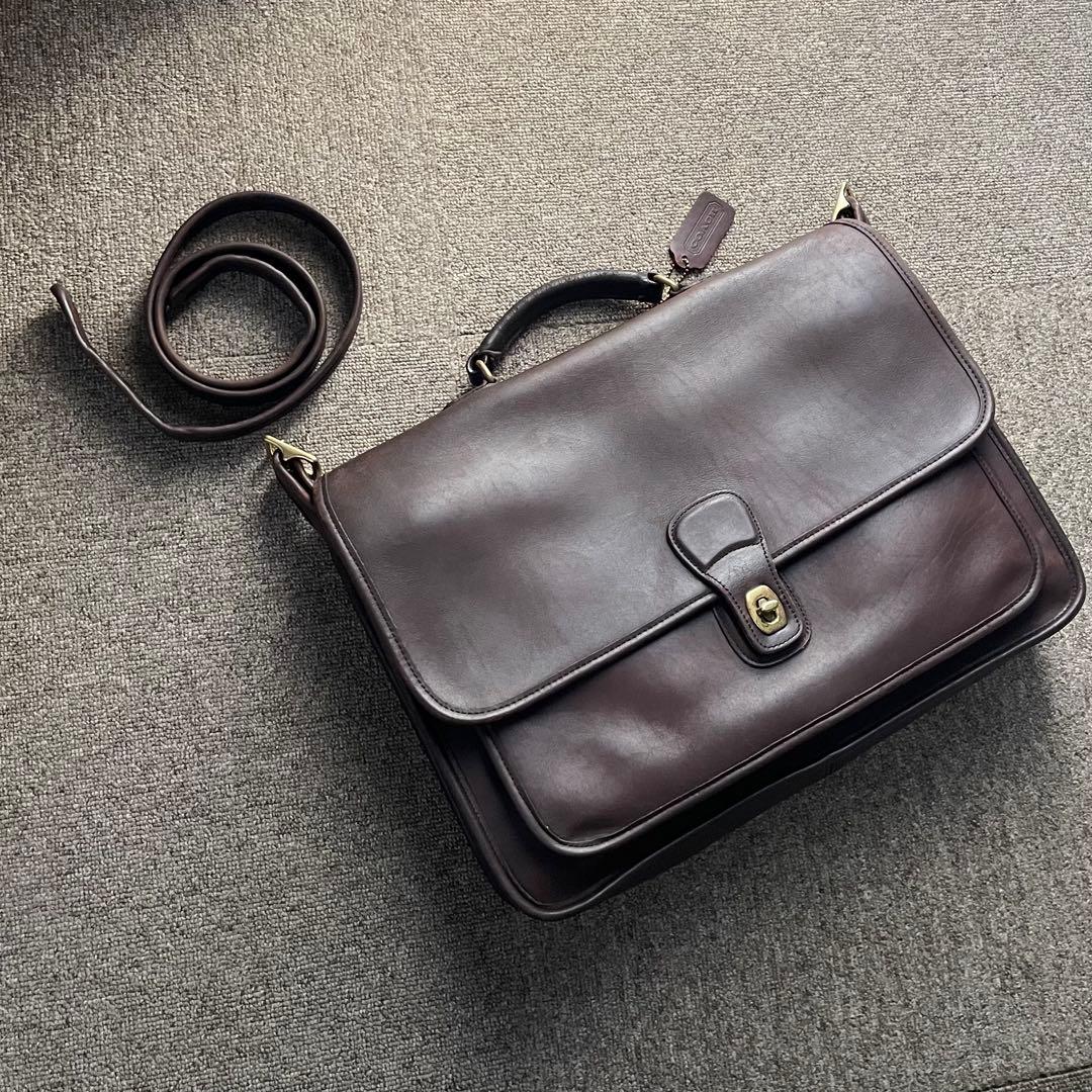 ★*★様 希少✨COACH コーチ ビンテージ 5180 ブルリーフケース 2w