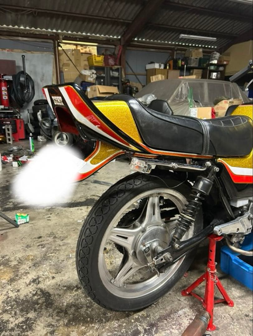 cb250n 純正シート　座布団シート