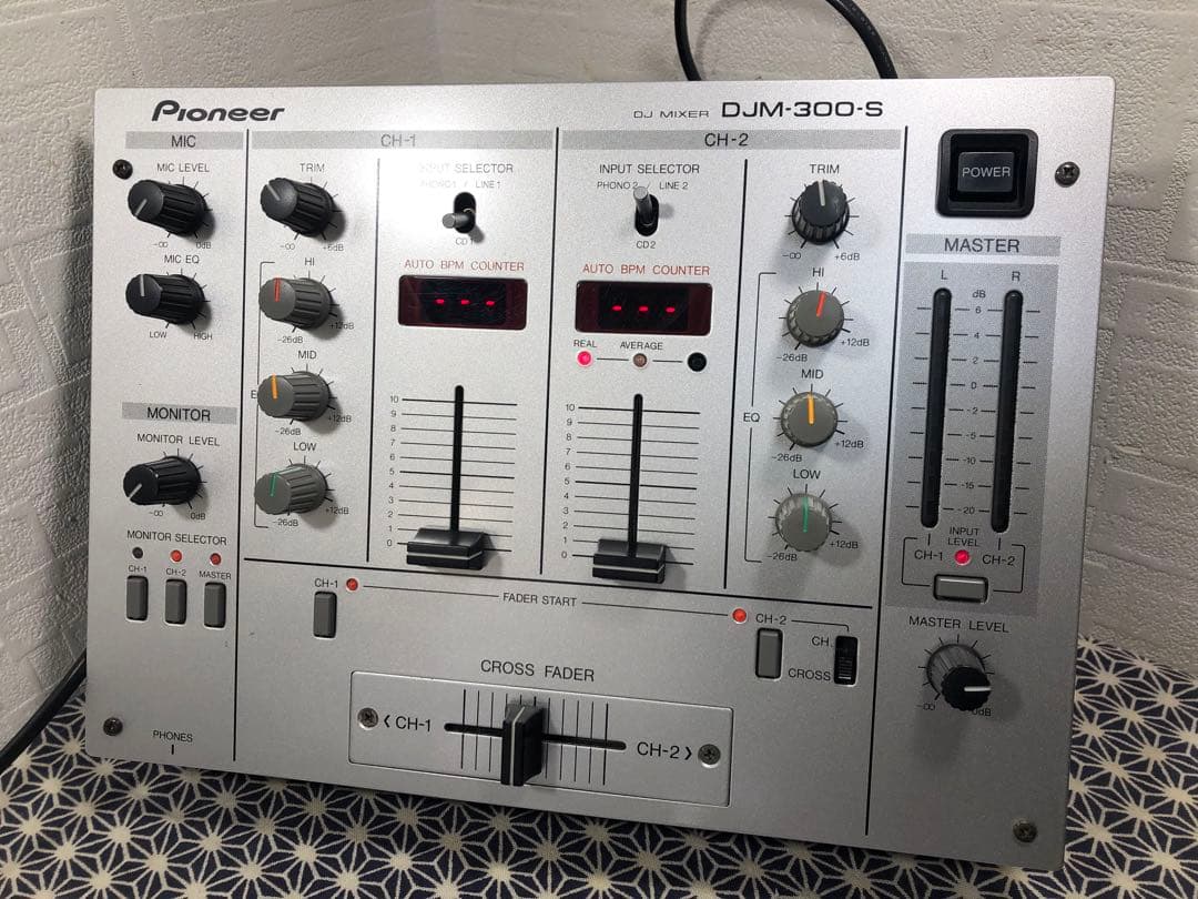 pioneer dj パイオニア　DJM-300 銀　フェーダーメンテナンス