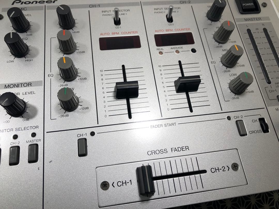 pioneer dj パイオニア　DJM-300 銀　フェーダーメンテナンス