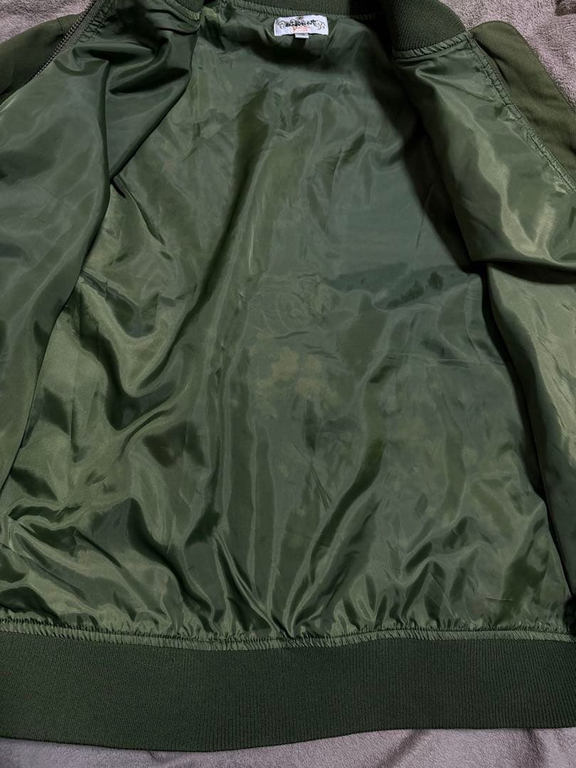 未使用近 絡繰魂 虎 日本限定 スカジャン MA-1 unisex kaki