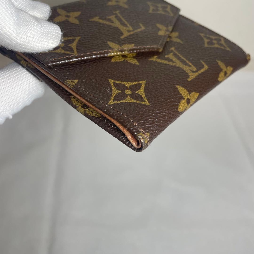 ルイヴィトン モノグラム 二つ折り財布 ポルトモネ ビエ カルトクレディ