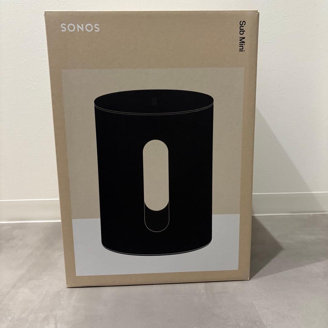 【新品】SONOS Sub Mini ワイヤレスサブウーファー ブラック