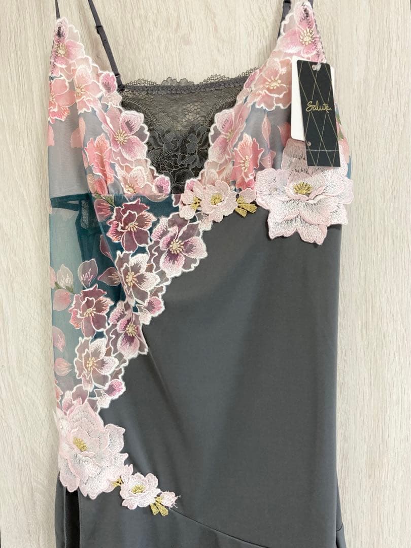 新品　ワコール　サルート　03G 日本の花嫁　 スリップ M-80 GY