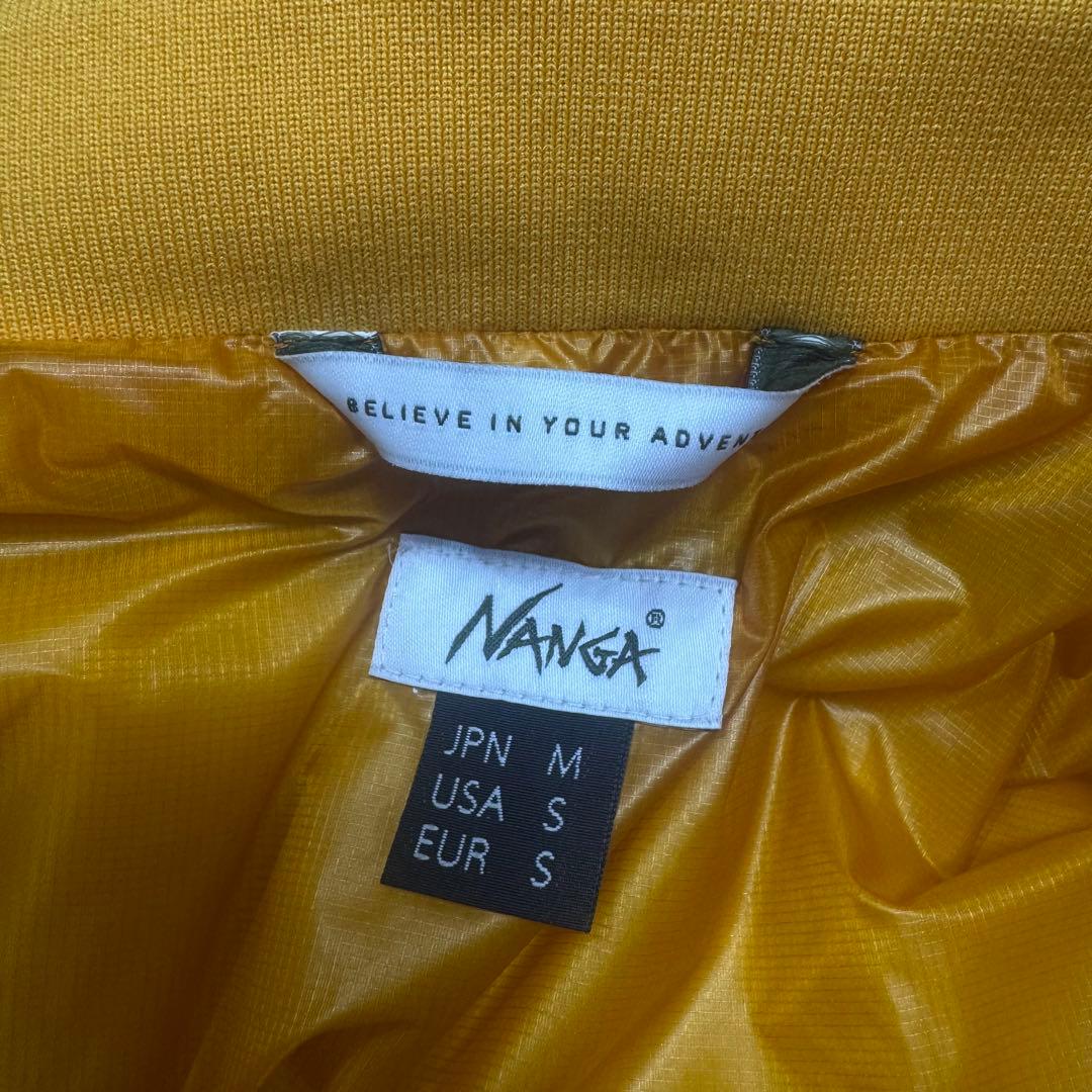 ナンガ M 新品 マウンテンロッジ ダウン ジャケット パッカブル イエロー