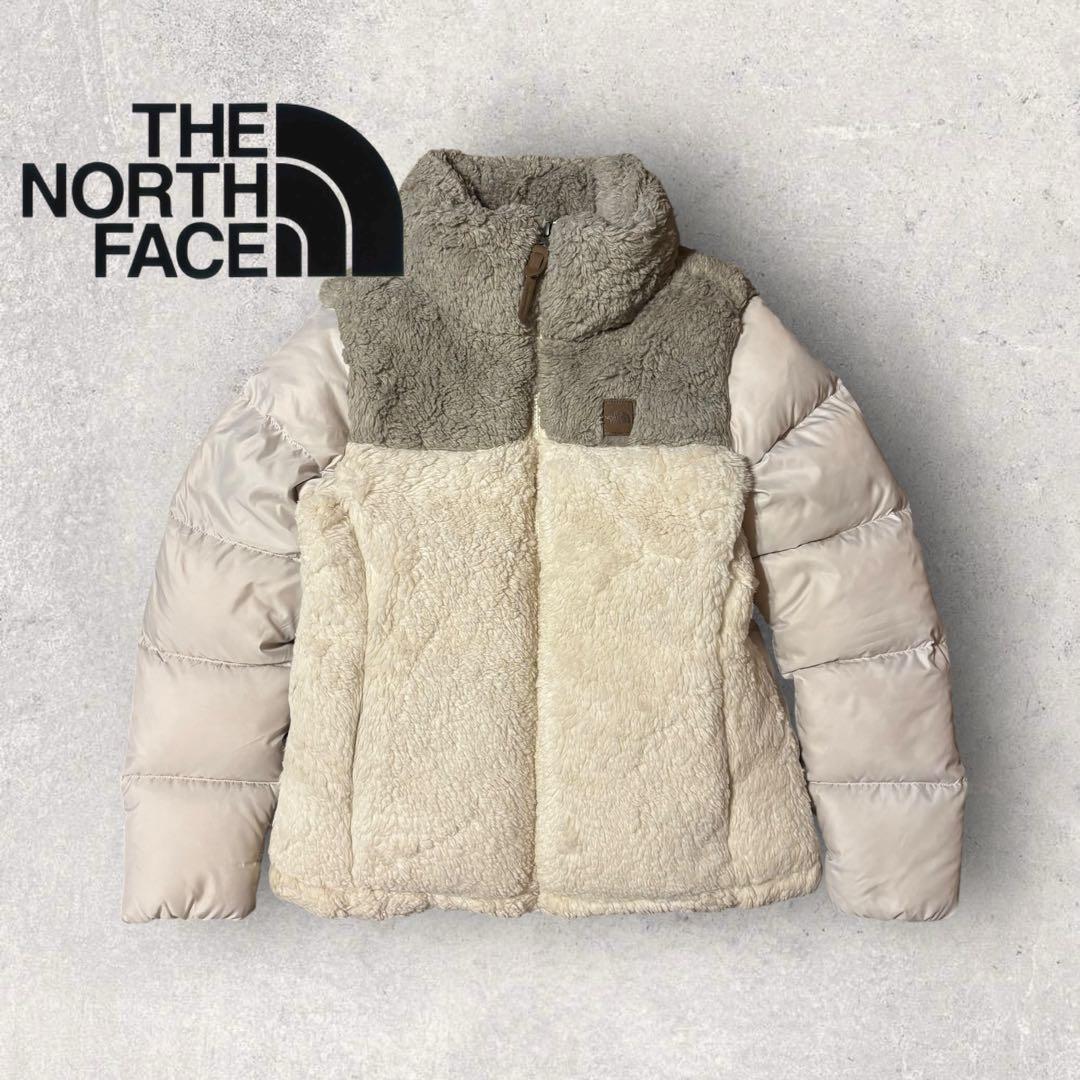 【ザ・ノースフェイス】ダウンジャケット　ボアフリース　希少モデル　S 白　h