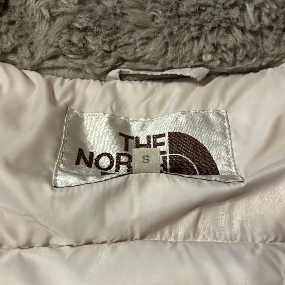 【ザ・ノースフェイス】ダウンジャケット　ボアフリース　希少モデル　S 白　h