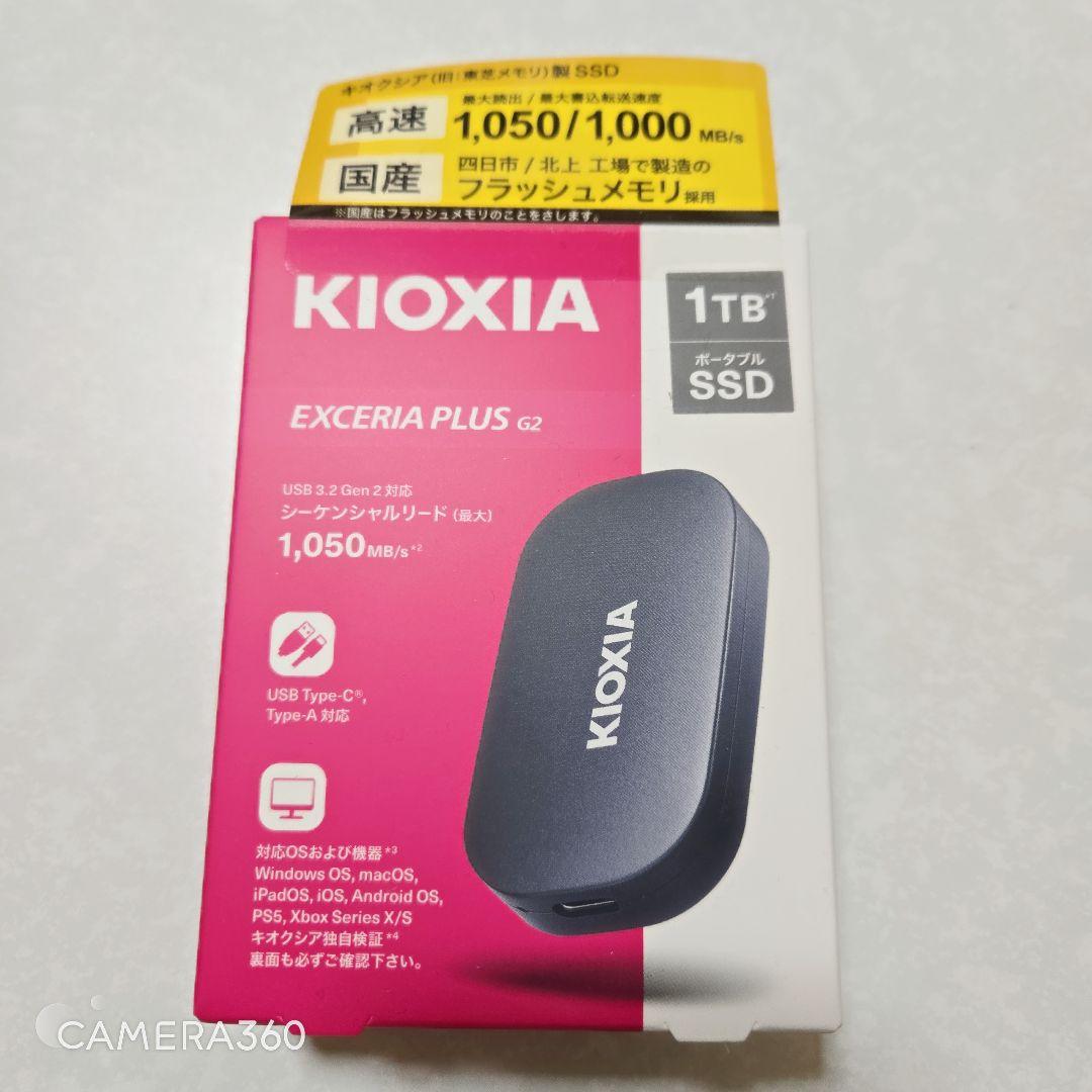 外付けハードディスク・ドライブ KIOXIA EXCERIA PLUS G2 1TB SSD