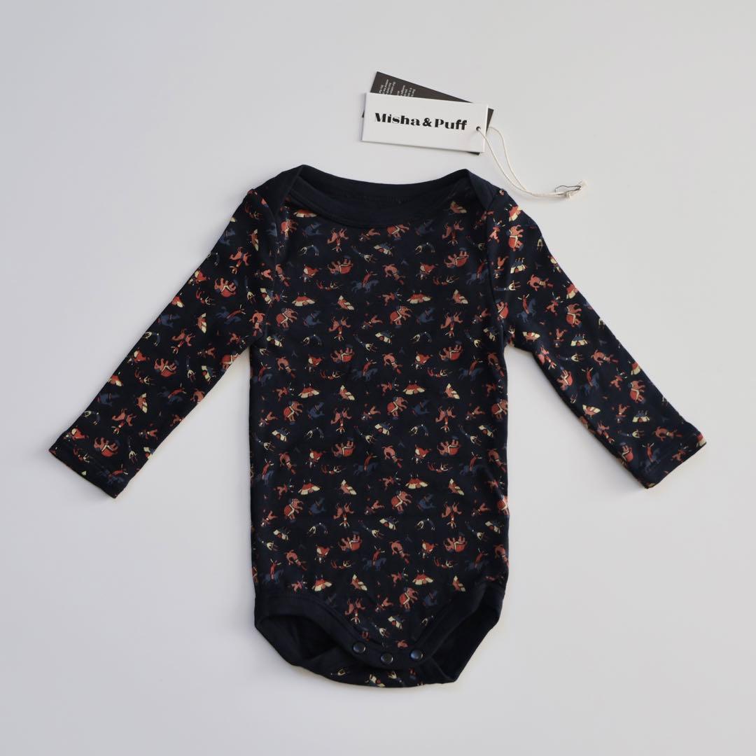 misha and puff　Layette　Lap Onesie　6-12m