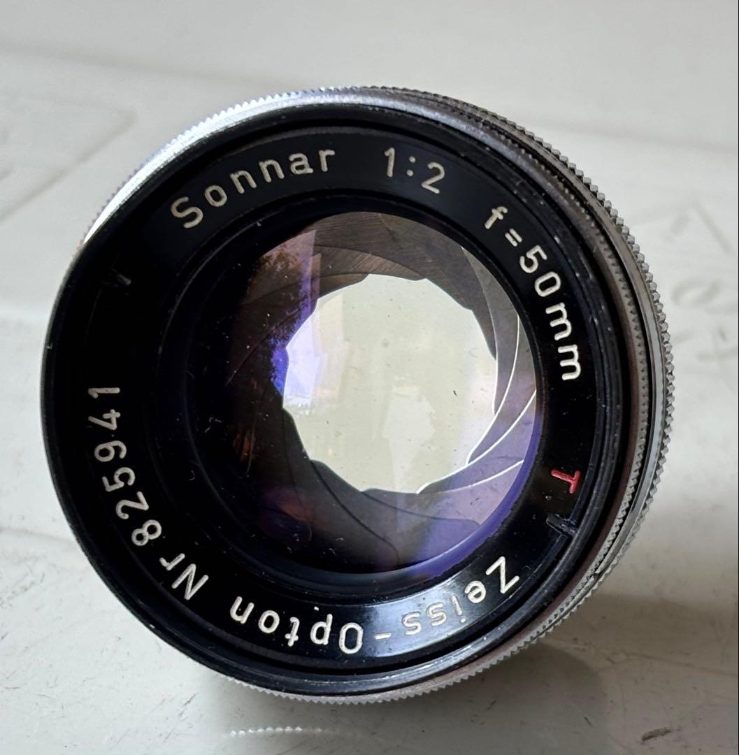 Zeiss Opton Sonnar 50mm f2 ＋マウントアダプター