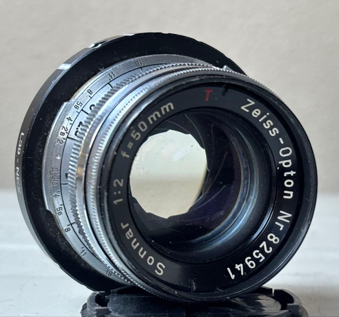 Zeiss Opton Sonnar 50mm f2 ＋マウントアダプター