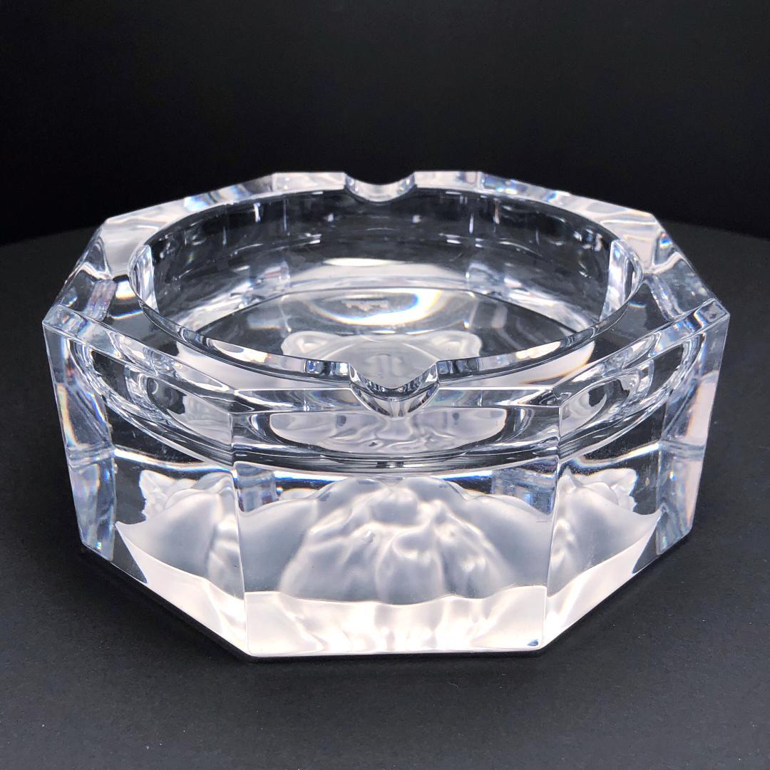 【美品・箱付】ヴェルサーチ × ローゼンタール／クリスタル アッシュトレイ 灰皿