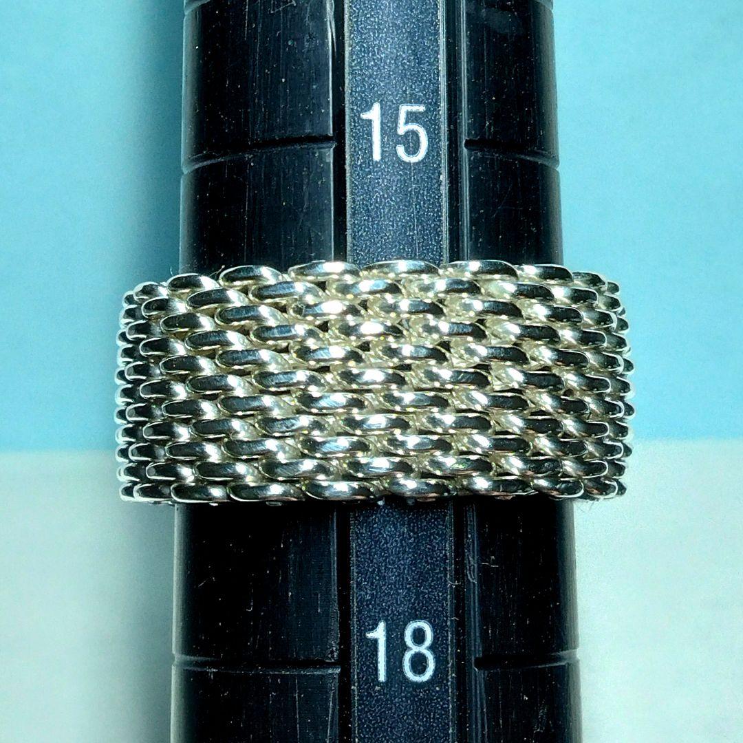 ティファニーサマセットリング 16号～17号　新品仕上げ　ほぼ無傷未使用に近い