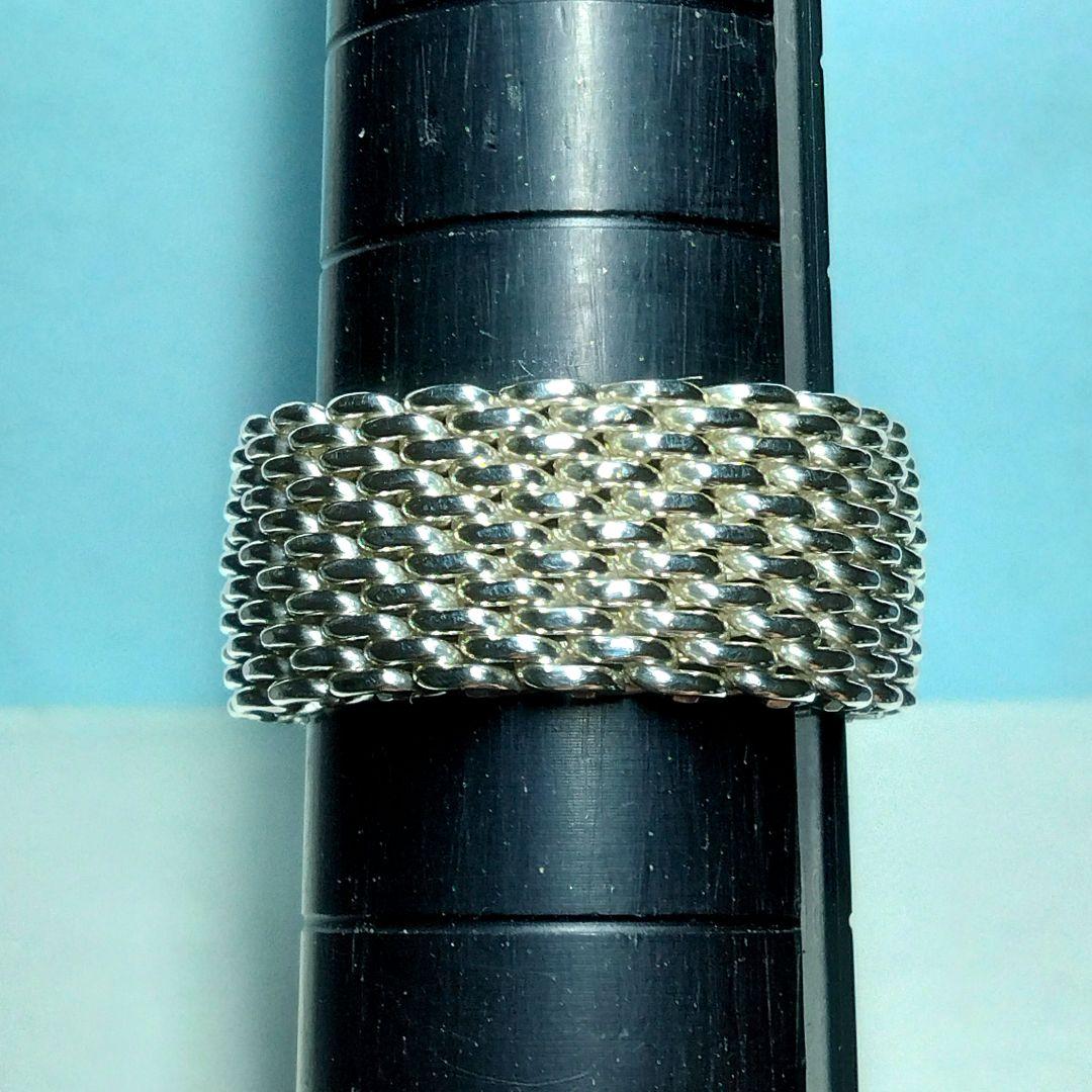 ティファニーサマセットリング 16号～17号　新品仕上げ　ほぼ無傷未使用に近い