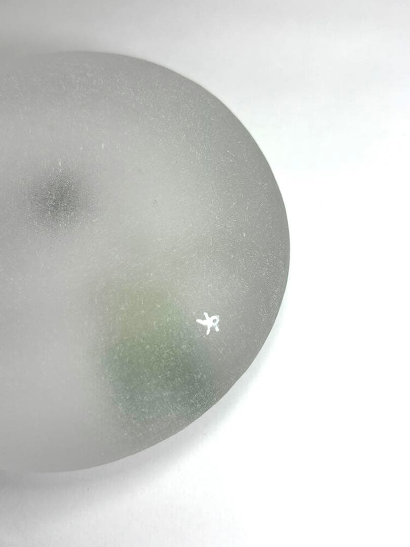 久保裕子さん作　ガラス　お花　蝶々　鮎　水草　ペーパーウェイト　文鎮　オブジェ