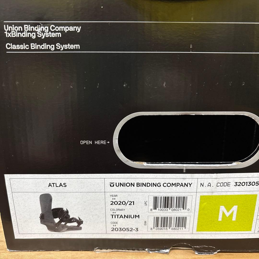 Union Atlas ビンディング　M グレー　ユニオン　バインディング