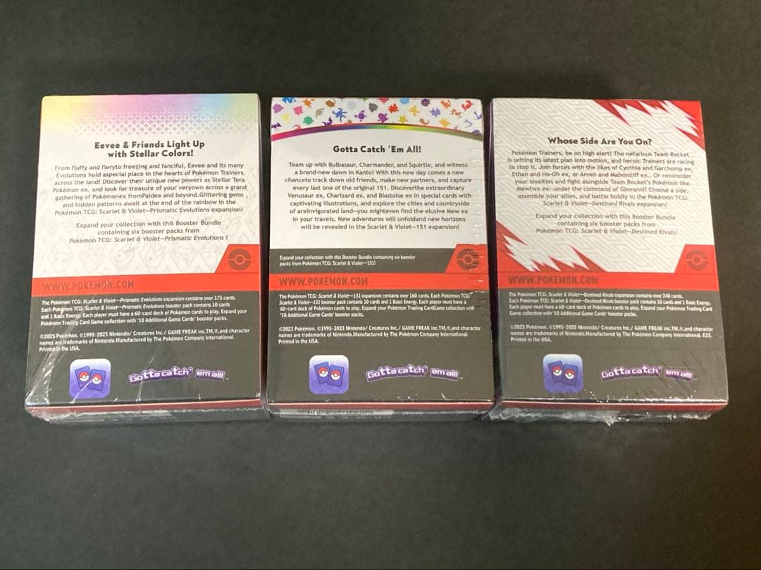 ポケモンカード　英語版　bundle box 未開封　シュリンク付き　3セット