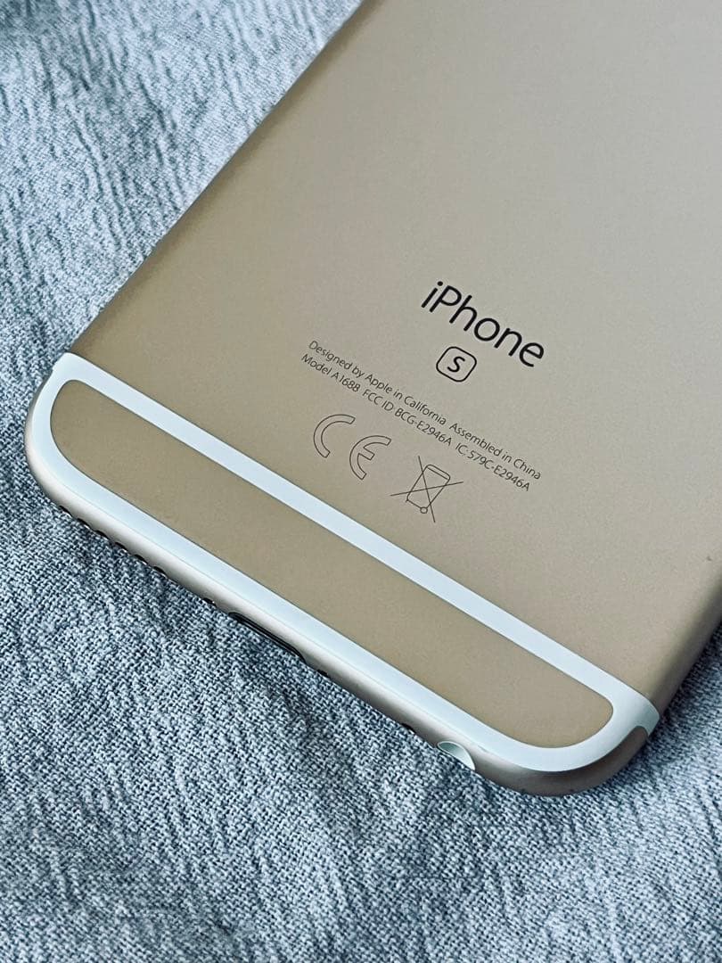 Apple iPhone6s 32GB ゴールドSIMフリー バッテリー100%