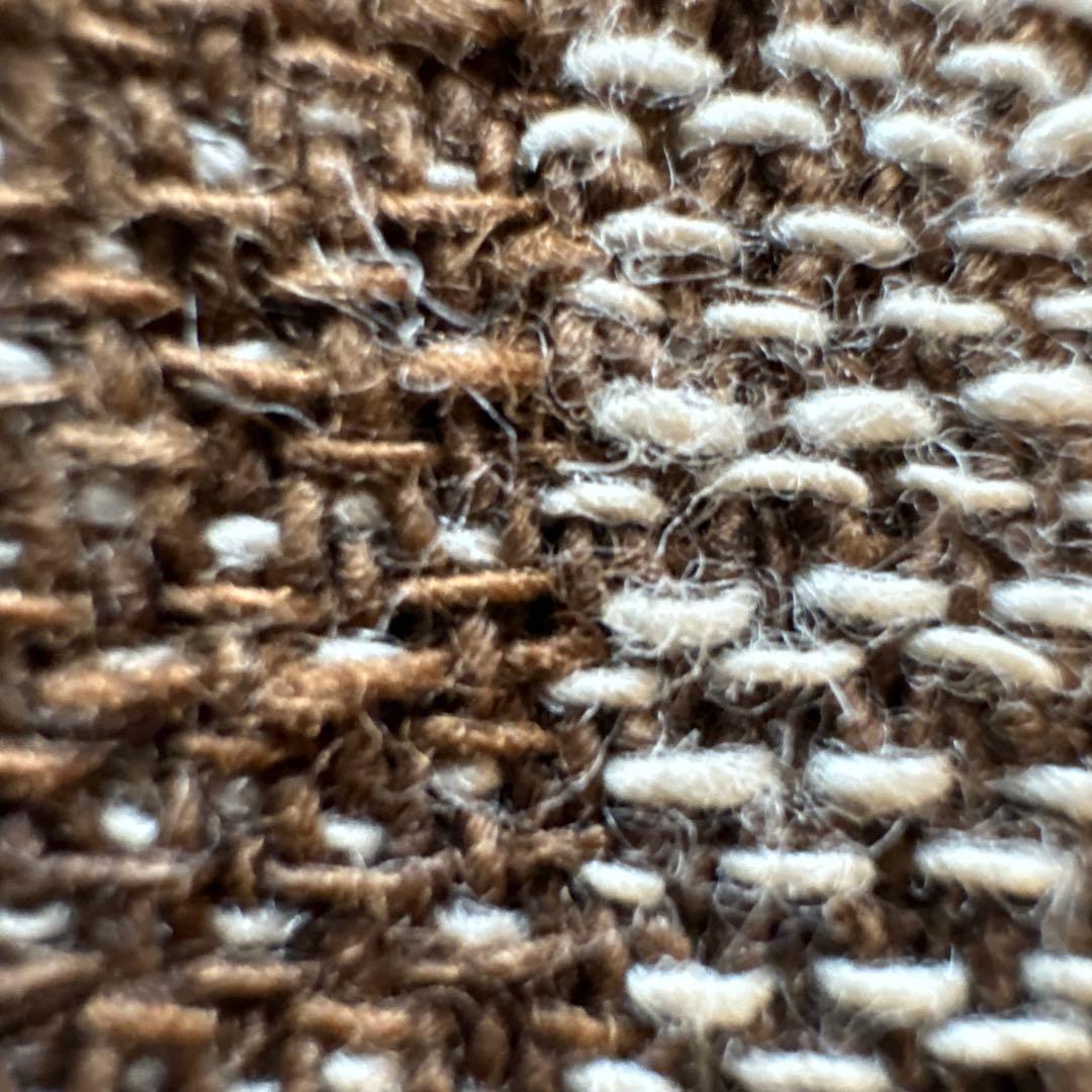 うさとの服  usaato ヘンプコットン 黒檀染め 大判ストール 新品同様