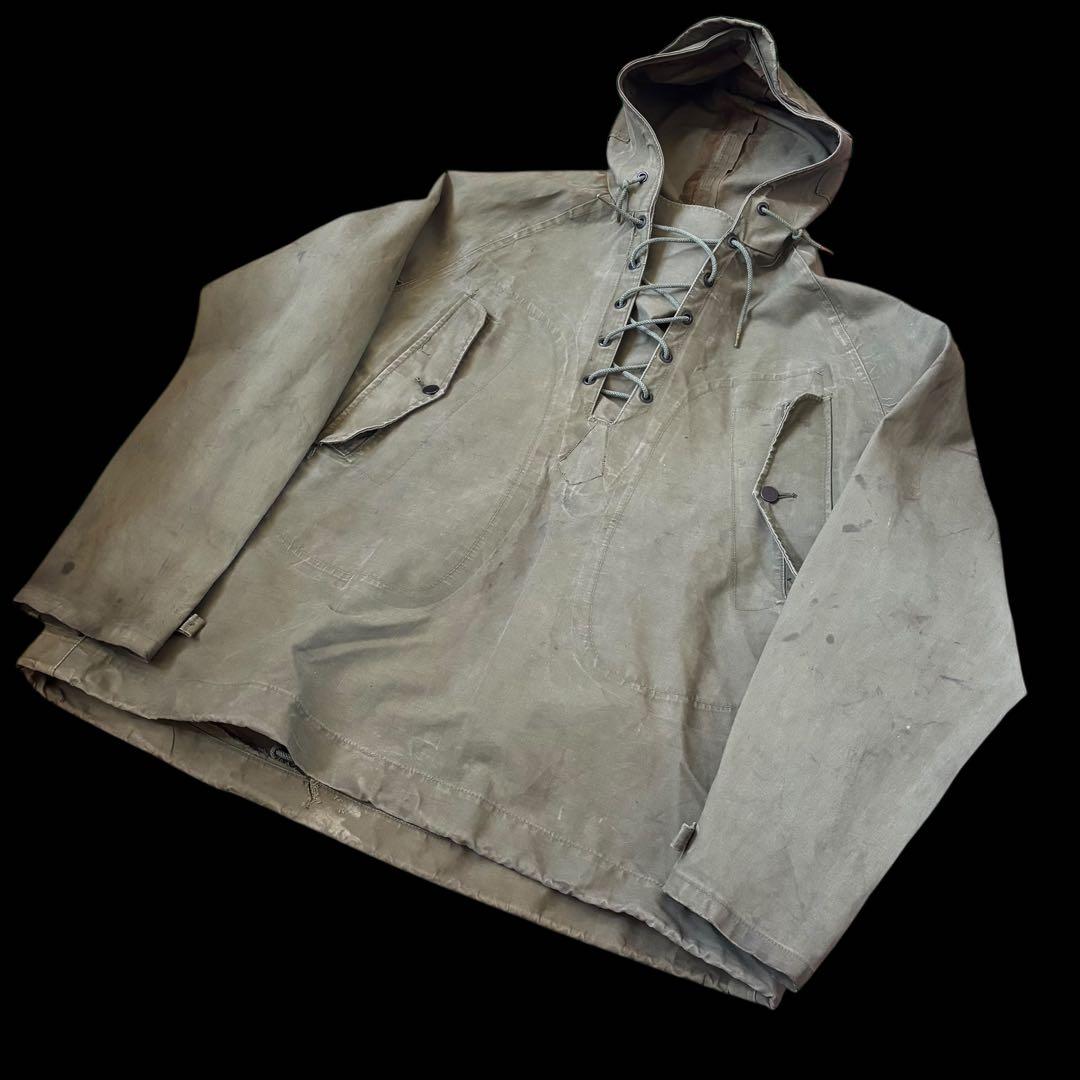 60s USN レインパーカー ヴィンテージ ミリタリー 実物 雰囲気系 ボロ